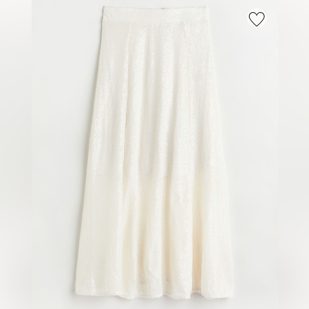 H&M sequined skirt maxi